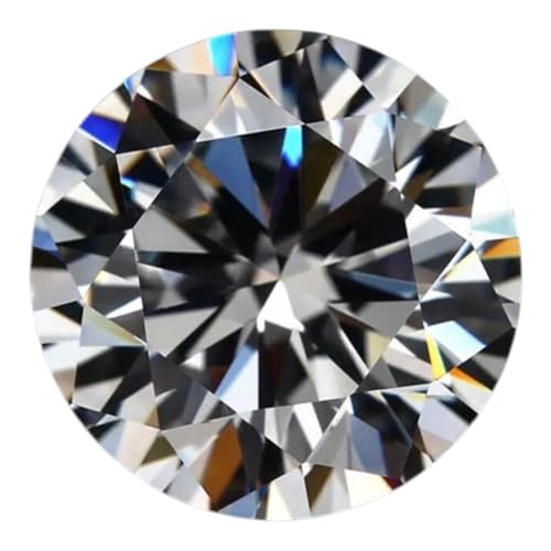 2x2 MM Loose Lab Grown Diamond 1.0 CT Excellent Round Shape Genuine D Color VVS1 Clarity GIE Certified Lab Created Diamond