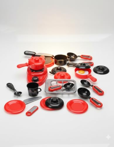This is a zain childrens kitchen play set for pretend cooking. TABLEWARE SERIES