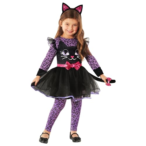 Robe Morph Kitty violette pour filles en taille M