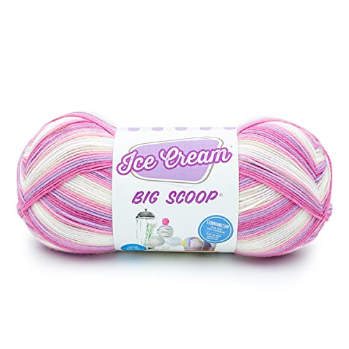 Image of Lion Brand Yarn Ice Cream Big Scoop Yarn, Neapolitan