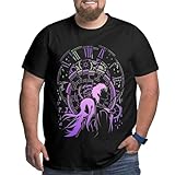 Anime Big Size Mens T Shirt Steins Gate Crew Neck Short-Sleeve Tee Tops Custom Tees Shirts Black