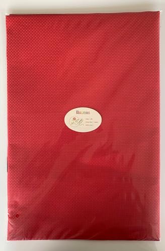 Image of Aida Cloth 11 Count Cross Stitch Fabric,19x28inch (11CT,Red)
