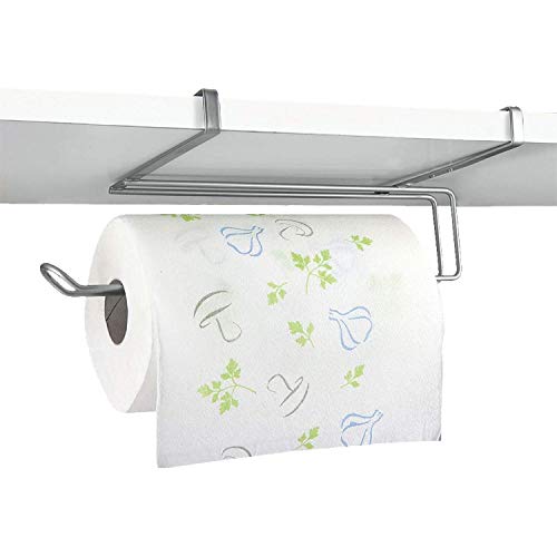 Soporte para el papel de cocina de la marca Top Home Solutions® para colocar debajo de los estantes o armarios.