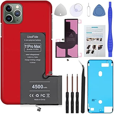 UooFide High Capacity Battery for iPhone 11 Pro Max Cover