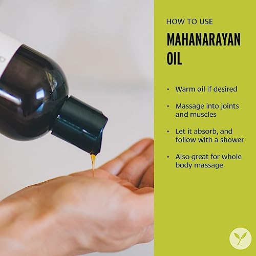 Banyan-Botanicals-Mahanarayan-Oil--99-Organic-Ayurvedic-Massage-Oil--Soothes-Sore-Muscles-Supports-Healthy-and-Comfortable-Joints-Tendons-Muscles--4oz--Non-GMO-Sustainably-Sourced-Vegan