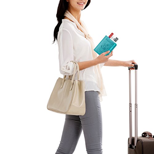 Walnew Rfid Passport Holder Cover Traveling Passport Case #TOP6