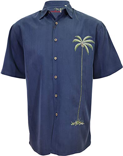 Bamboo Cay Men's Relaxed-fit Embroidered Palm Tree...