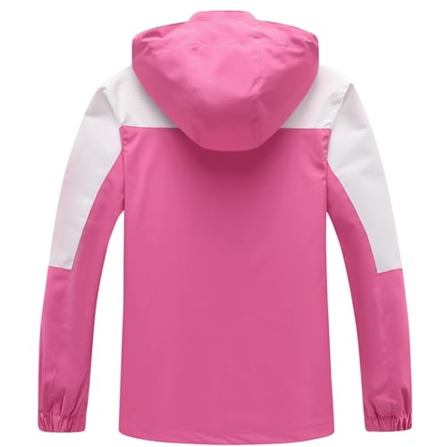 GIISAM Rain Jacket for Women, Women's Waterproof Lightweight Rain Jackets Packable Raincoat Windbreaker Coat with Hood