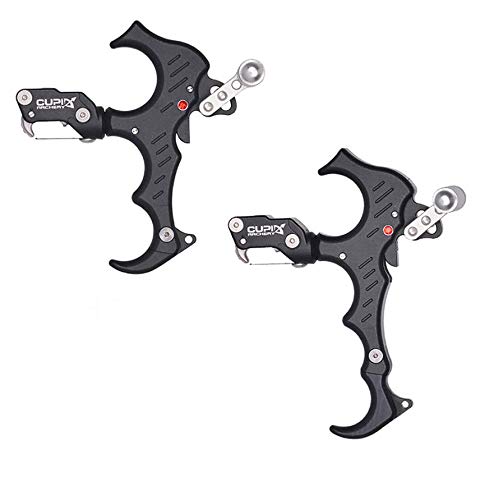 WEREWOLVES Tiro con Arco Ayuda para liberar el Pulgar Gancho de halcón Arco Desmontable Disparador del Pulgar Liberación del calibrador Cover