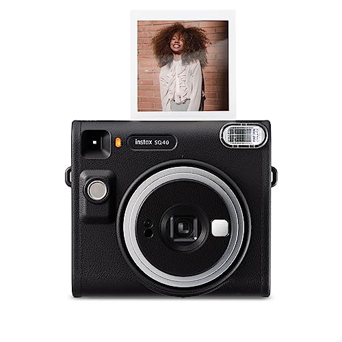 INSTAX SQ40 instant camera, Black textured finish, Camera only - Image 2