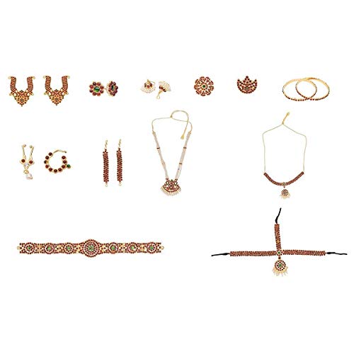 Image of FancyDressWale Bharatnatyam Heavy Jewellery