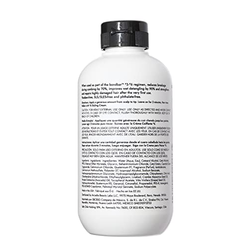 Bondbar Conditioner For Damaged Hair, Repairs, Protects, Strengthens & Hydrates All Hair Types & Textures, Vegan, Cruelty-Free, 8 Fl. Oz. #TOP7