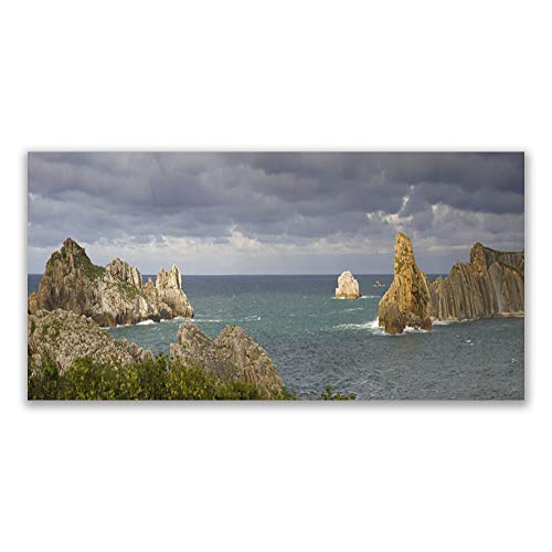 Tableau déco mural paysage rocks mer Tulup impression sur toile 120x60cm