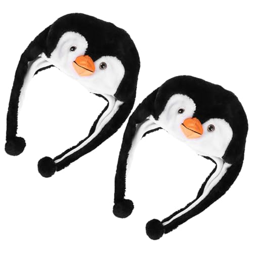Chapeau pingouin en coton PP avec couvre-chef animal pour cosplay et habillage