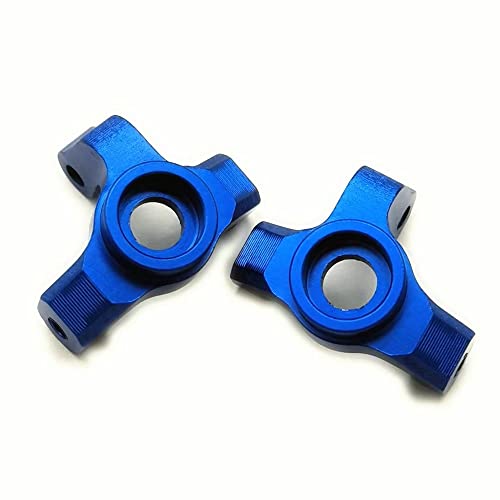 Aluminum Front Knuckle Arm Axle Carrier Hub Blue for Losi 1/18 Mini-T 2.0 Mini-B LOS214006