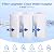 Watedrop 5 Micron Water Filter 10" x 2.5" Whole House Water Filter Replacement Cartridge, Sediment Water Filter Replacement for Any 10 inch RO Unit, Aqua-Pure® AP110, Culligan® P5, WHKF-GD05, 6 Pack