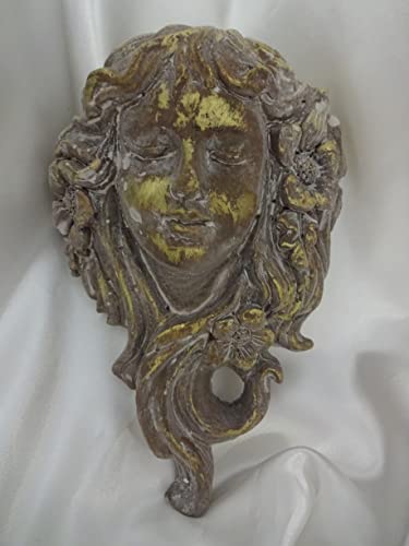 EXNER Frauenkopf Wandvase Büste Pflanzgefäß Pflanzschale Blumentopf Antik Shabby Chic Vintage