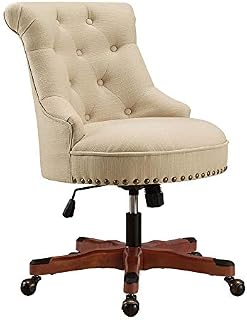Linon Pamela Office Chair Beige
