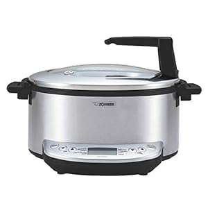 Zojirushi EL-CAC60XZ Multicooker, 6 Qts, Brushed Stainless