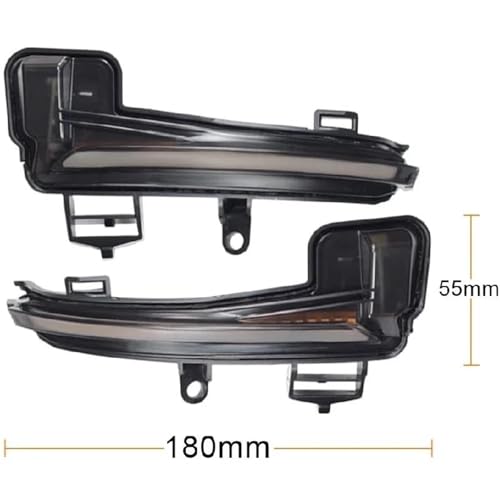 Luces LED dinámicas de espejo para Skoda Superb B8 2016-2019 intermitentes laterales 6