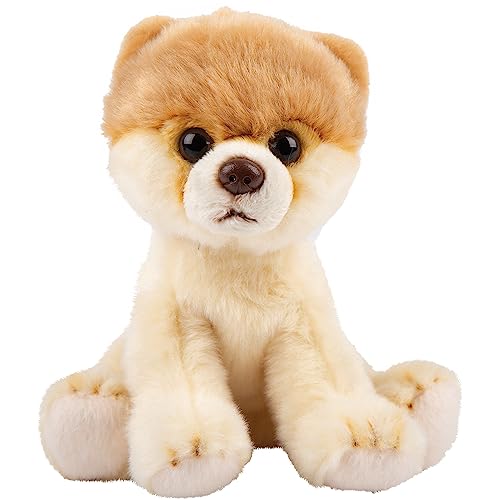 Suki Gifts 12131 Naturgetreuer Pomeranian Zwergspitz Kuscheltier, mehrfarbig
