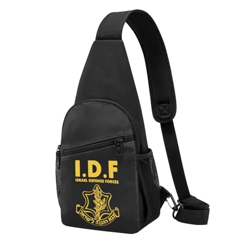 IDF Israel Defense Forces，Fashion One-Shoulder Bag，Anti-Theft Crossbody Shoulder Chest Bag