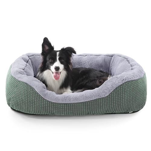 Image of INVENHO Dog Bed Medium Size, Orthopedic Warming Soft Calming Sleeping Durable with Anti-Slip Bottom