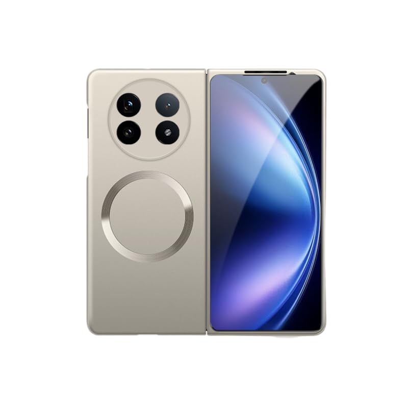 Coque Vivo X Fold 5 fine antichoc rigide - Protection magnétique or pour Vivo X Fold5 V2436A