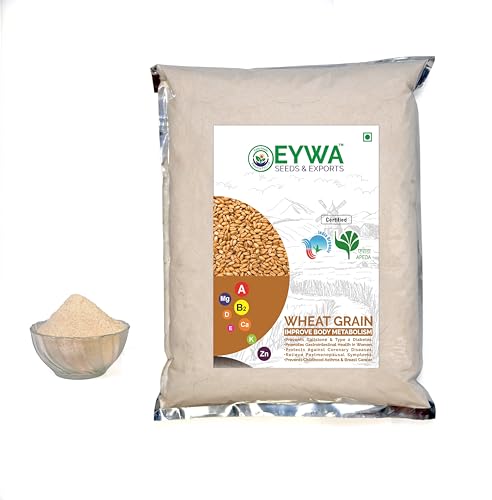 Image of Eywa Seeds & Exports Pvt Ltd Wheat Flour (5 Kg) For Eating And Cooking | Gehu Ka Atta | Produce Of India From Organic Farms