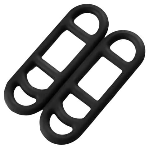 NP NIGHT PROVISION Universal Bike Light Mount Adjustable Slotted Rubber Bike Mounting Straps (2 Pack) Cover