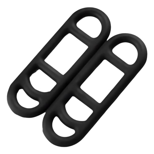 NP NIGHT PROVISION Universal Bike Light Mount Adjustable Slotted Rubber Bike Mounting Straps (2 Pack)