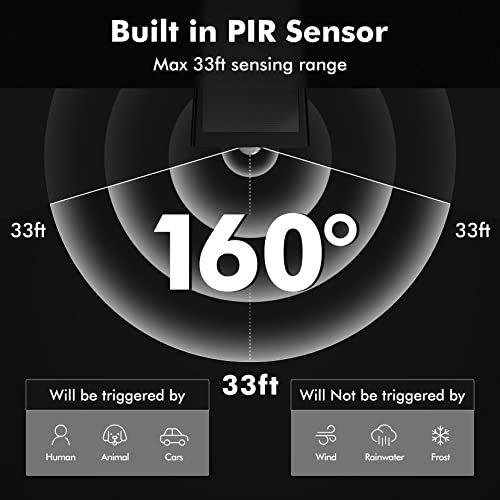 Aloftsun Solar Motion Sensor Outdoor Lights, 30 Leds /Ip68 Waterproof Solar Motion Lights Outdoor, 3 Modes Solar Spot Lights Outdoor, Wireless Motion Sensor Solar Landscape Spot Lights Outside/2 Pack #TOP6