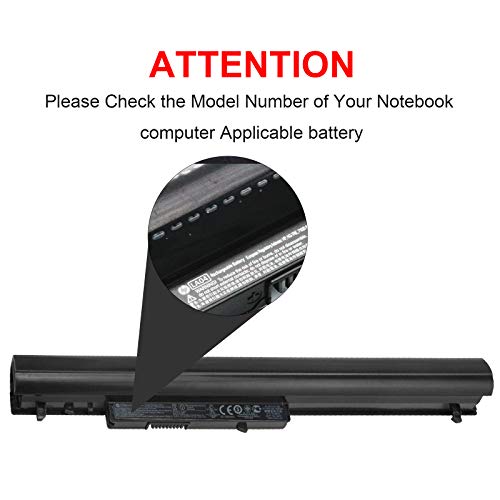 Image of ASUNCELL 776622-001 LA04 Laptop Battery Replacement for HP Pavilion 14 15 241 247 248 340 345 G1 G2 LA03DF 15-F272WM 15-F233WM 15-F211WM 752237-001 728460-001 4 Cells 14.8V 41Wh