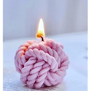 DEHUA GarnBall Kerzenform DIY Silikon Gießformen 3D Wollkugel Wollknäuel, Silikonform Kerze Harz Seife Silikonform für…