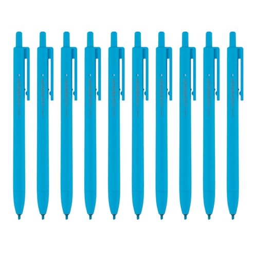 Surligneurs bleu clair Zebra B-WKS30-LB en lot de 10 pièces pour fournitures de bureau