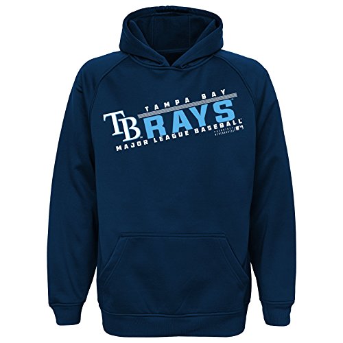 MLB Brand MLB Rays performance Hood, M(10-12), Athletic Navy
