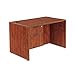 Alera VA214830MC Valencia Series Straight Desk Shell, 47 1/4 X 29 1/2 X 29 5/8, Med Cherry