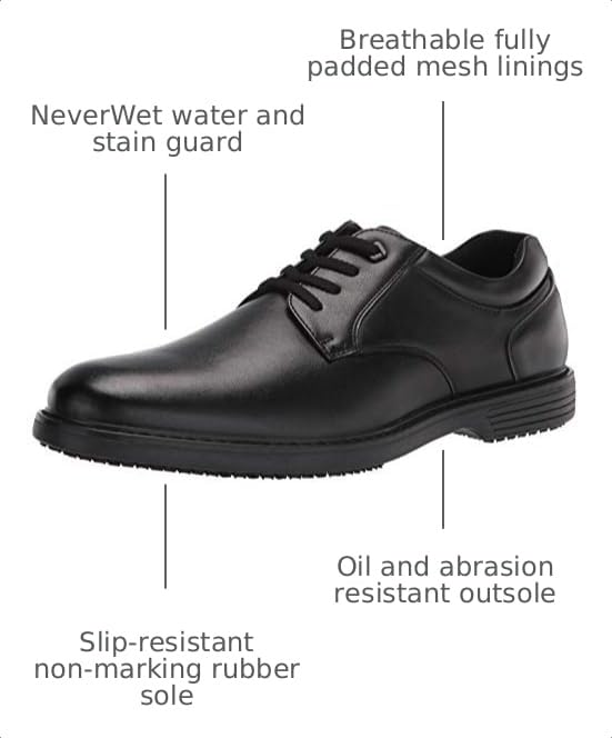 Image of Nunn Bush Wade Work Plain Toe Oxford