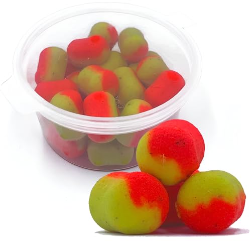 FANATIK Boilie Smoktunets 5-12 mm 6 aromatów 30 ml przynęta na karpia Method Feeder (6 x 10 mm, miód + truskawka)