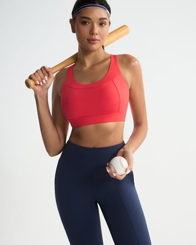 Image of RUNNING GIRL High Impact Sports Bras for Women, High Support Running Adjustable Workout Sports Bras with Sewn in Pads