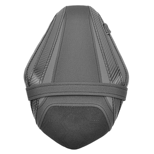 Asiento pasajero trasero para Kawasaki ZX6R 2019-2025 cojín negro de recambio