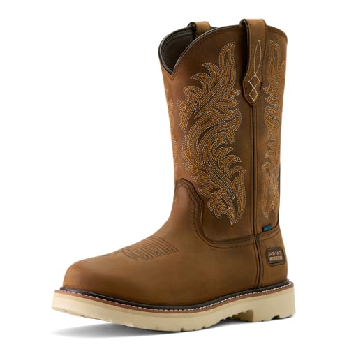 ARIAT mens Activator Argo Waterproof Round Toe Work Boot