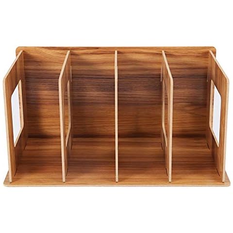 Fdit Wooden Bookcase Shelf for Organising Cover