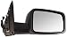 OE Replacement Dodge Passenger Side Mirror Outside Rear View (Partslink Number CH1321293)
