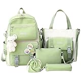 Kit mochila escolar VERDE 5 peças