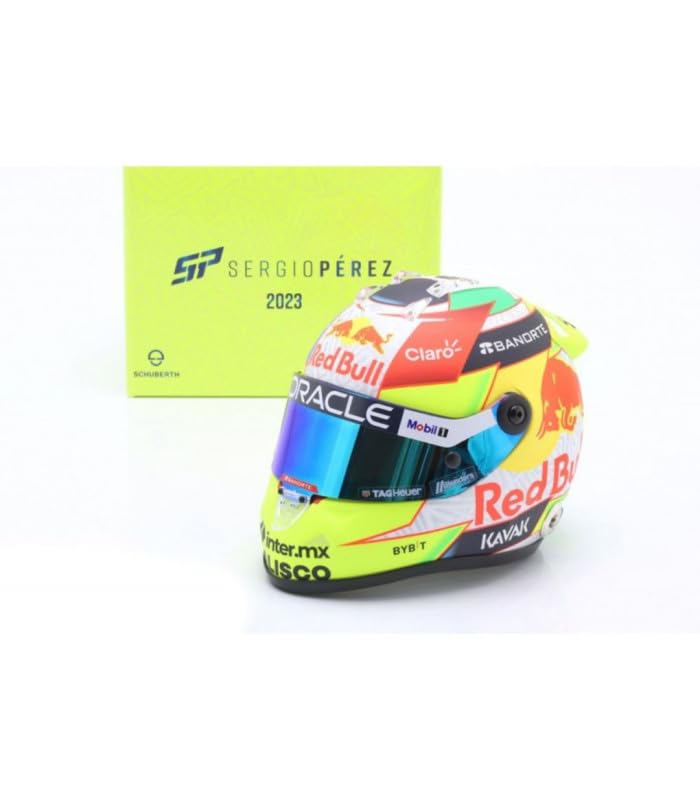 Casco Schuberth 1/2 Sergio Pérez F1 2023 para decorar tu oficina