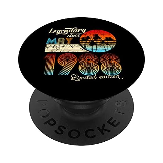 Cumpleaños Legendario Desde Mayo De 1988 Regalo. PopSockets PopGrip Intercambiable