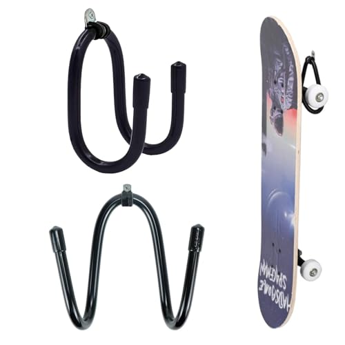 Lot de 2 supports de tuyau d'aspirateur, support de tuyau d'aspirateur, support de tête d'aspirateur, crochet de tuyau mural pour aspirateur de garage,...