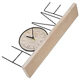 Garneck Orologio da Tavolo Vintage Stile Retrò Home in Metallo Movimento al Quarzo Silenzioso, Decorazione da Soggiorno e Camera da Letto per Ufficio e Studio