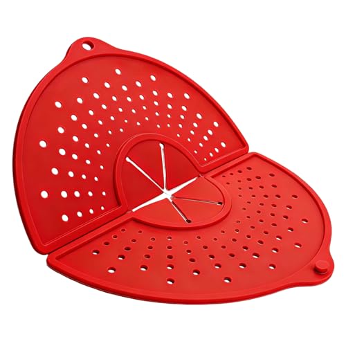 Protège-éclaboussures pour poêle en silicone pliable